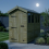 4 x 8 Apex Shed Tanalised (Single Door, With Windows) 3