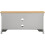 Seconique Bordeaux Small TV Stand - Pebble Grey/Oak 6
