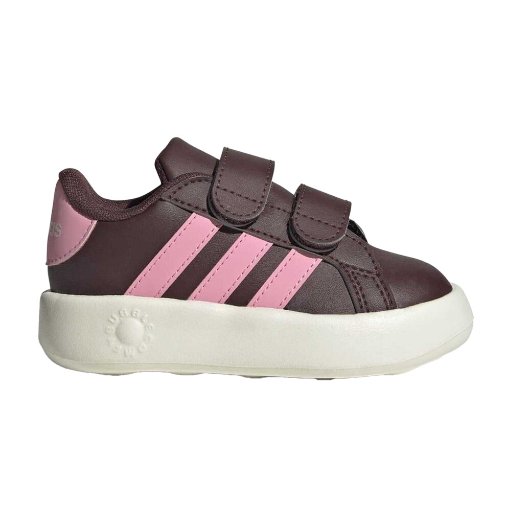 Adidas (6 Uk Child R, Iridescent/Pink) Baby Girls Grand Court 2.0 Iridescent Trainers