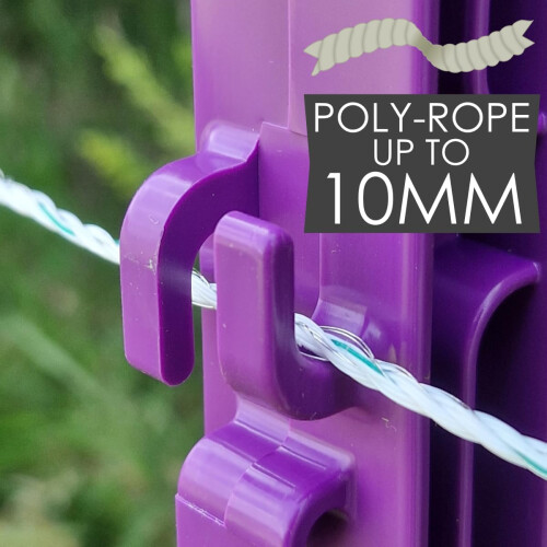 Doblit 156cm Poly Post Extra Tall 5FT Plastic Fencing Stake | Reinforced Mobile 2