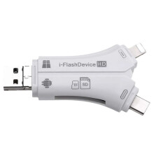 USB2.0+Micro+Type-C+ 4-in-1 Multi-Interface Card Reader for /TF Card for Phone Android I-Flashdevice