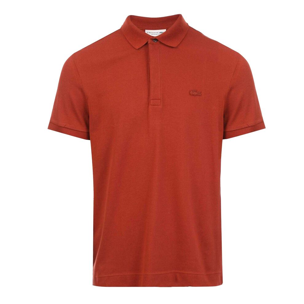 Lacoste (Xs, Red) Mens Pique Stretch Regular Polo Shirt