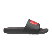 (6 UK, Black) Hugo Mens Timein Logo Slides