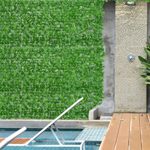 Künstliche Hecke als Sichtschutz, UV-beständige Gartenzaunabdeckung 2