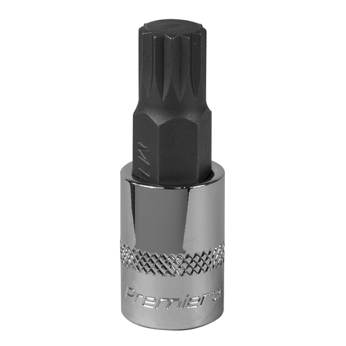 Sealey Sealey Premier SBS009 Spline Socket Bit M12 3/8"Sq Drive