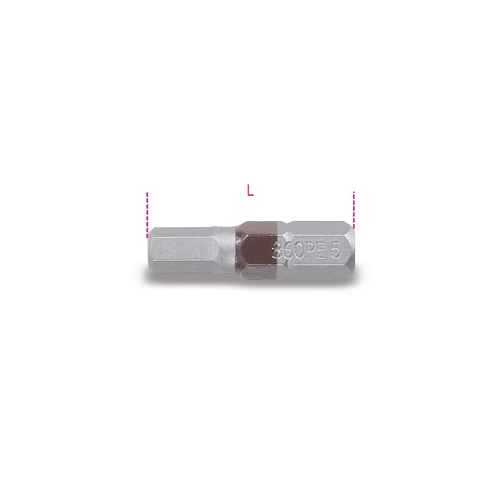 Beta Tools 860PE 1/4" Hex Drive Individual Hexagon Bit 4mm | 008600104