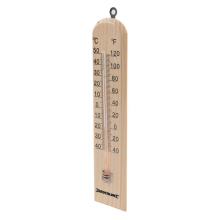 Silverline Wooden Thermometer -40Â to +50ÂC 490745