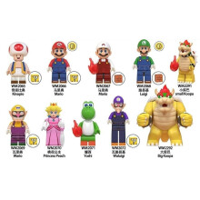 Lego Nintendo Super Mario Luigi Video Game Hero MiniFigures Toy Figure Collectibles Models