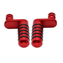 (Red, Red) Motorfietspedalen compatibel met MV Agusta Brutale & F4 modellen, CNC aluminium set