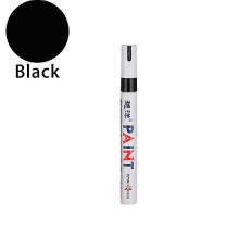 (black) Marqueurs de peinture, 12 couleurs, écologiques, imperméables et à séchage rapide, pour graffitis sur pneus, voitures, bois et plastique.