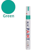(green) Marqueurs de peinture, 12 couleurs, écologiques, imperméables et à séchage rapide, pour graffitis sur pneus, voitures, bois et plastique.