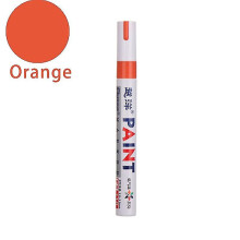 (orange) Marqueurs de peinture, 12 couleurs, écologiques, imperméables et à séchage rapide, pour graffitis sur pneus, voitures, bois et plastique.