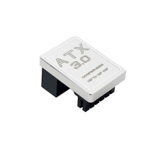 (Sliver, Type A) ATX3.0 12VHPWR-adapter compatibel met NVIDIA GeForce RTX 40-serie, 600W vermogen, 180-gradenhoek, compact ontwerp