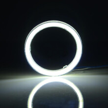 (white, 90MM) Angel Eye -ajovalojen renkaat 60–120 mm, yhteensopiva 12 V:n sumuvalojen kanssa, 2 kpl:n sarja helppoon asennukseen