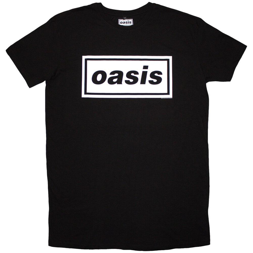 Oasis (Xxl, Black) Womens/Ladies Decca Logo T-Shirt Dress