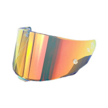 (Clear Red) Vizier voor motorhelm, compatibel met KYT, krasbestendig, UV-beschermend