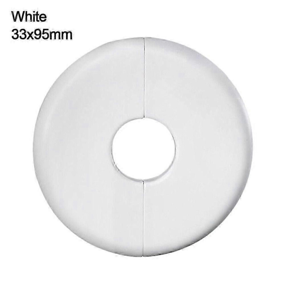 (White, 33X95mm) Faucet Decorative Cover Compatible With Multiple Pipes, Abs Heat & Corrosion Resistant For Pipe Hole Concealment 6955168002738