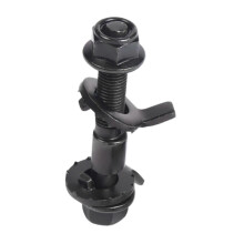 (16mm) Wieluitlijningsnokbout compatibel met de meeste voertuigen, metalen excentrische bout 8,4 cm hoog voor het afstellen van autowielen.