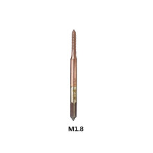 (M1.8) Metrischer HSS-Gewindebohrer 6 cm x 1 cm x 1 cm, robustes Gewindeschneidwerkzeug aus Hochgeschwindigkeitsstahl mit rutschfestem Griff