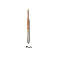 (M1.6*0.35) Metrischer HSS-Gewindebohrer 6 cm x 1 cm x 1 cm, robustes Gewindeschneidwerkzeug aus Hochgeschwindigkeitsstahl mit rutschfestem Griff