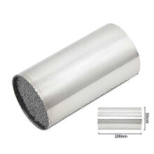 (53mm 50mm) Catalizador de escape para motocicleta acero inoxidable ISO9001 purificación aire reducción ruido