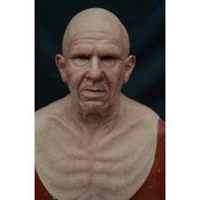 (A) Máscara Realista de Latex para Homens para Disfarce, Halloween e Role-Playing, Sem Odor e Confortável