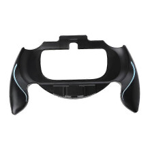 (Black) Impugnatura di supporto compatibile con PS Vita 1000, materiale ABS, nero