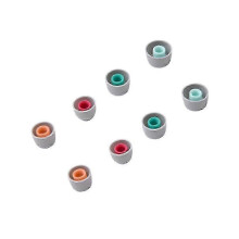 (Gray) Silicone Eartips Compatible with Sony WF-1000XM5, Anti-Slip Sweatproof Replacement Ear Cushions (Traffic-Optimised)