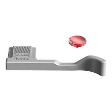 (Silver) Fingergriff für Kameras, kompatibel mit Fujifilm X-M5, Daumengriff aus Aluminiumlegierung für einhändiges Fotografieren und Vloggen