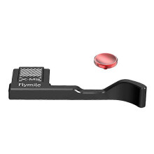 (Black) Fingergriff für Kameras, kompatibel mit Fujifilm X-M5, Daumengriff aus Aluminiumlegierung für einhändiges Fotografieren und Vloggen