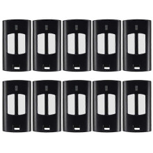 (Black, 2WV) Control remoto para puerta de garaje compatible con BENINCA to.GO 4WV CUPIDO-2-4 433MHz, paquete de 10 unidades, especificaciones 2WV