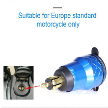 (Gold) Chargeur double USB pour motos BMW, charge rapide QC3.0 avec affichage de la tension et capuchon étanche