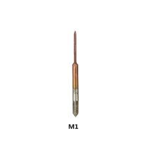 (M1.4*0.3) Metrischer HSS-Gewindebohrer 6 cm x 1 cm x 1 cm, robustes Gewindeschneidwerkzeug aus Hochgeschwindigkeitsstahl mit rutschfestem Griff