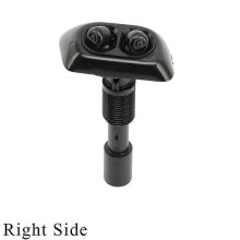 (Black, Right) Bico Limpador de Faróis Compatível com BMW Série 7 E38 1994-2001, Lavador de Lentes de Plástico