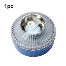 (blue, 1pc) Noodwaarschuwingslamp met magnetische inductie en dubbele modus, 3W wit en geel licht, USB oplaadbaar voor voertuigveiligheid