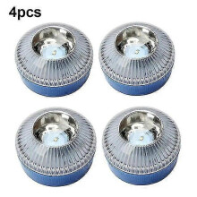 (blue, 4pcs) Noodwaarschuwingslamp met magnetische inductie en dubbele modus, 3W wit en geel licht, USB oplaadbaar voor voertuigveiligheid