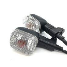 (Rear3) Intermitente para moto compatible con BMW R1250GS, R1200GS, lente ámbar, homologado (E-Marked).