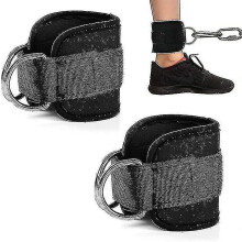 (2pcs black) Triceps Trainingsseil kompatibel mit Gym Pulley Systemen für Cable Row Training