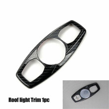 (Roof light Trim 1pc) Protetor de Volante Compatível com Ford Focus MK3 2012-2014, ABS Plástico Anticarbonização