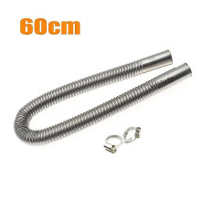 (60cm Length) Tubo de escape para calefacción de vehículos compatible con Planar Autoterm, conjunto de acero inoxidable, 300 cm de longitud.
