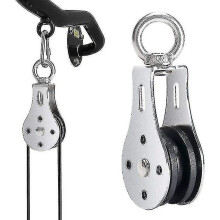 (Fixed pulley) Stahl Karabinerhaken Kompatibel mit UK/EU Heimfitnessgeräten für Latzug und Trizepsdrücken