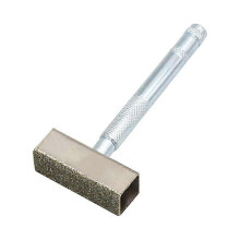 (Silver, Size L) Professional Diamond Grinding Wheel Dressing Tool for Precise Dressing and Deburring of Alumina and Silicon Carbide Wheels