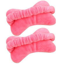 (Pink) Tragbare Handgelenkauflage, Schleifendesign mit Handschlaufe, Flanellmaterial für das Tippen am Schreibtisch