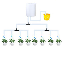 (8 heads) Automatic Irrigation Controller, 2/4/8 Head, No Faucet Needed for Garden Pots