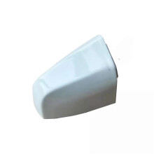 (Snow white, Right) Cubierta de manija de puerta delantera compatible con BMW, reemplazo directo de plástico para modelos X1, X5, F15, X6 y F16.