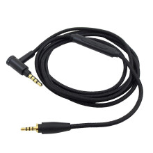(Remote version) Nylonový opletený kábel k slúchadlám kompatibilný so Sennheiser Urbanite XL, odolný voči zamotaniu, 1,5 metra