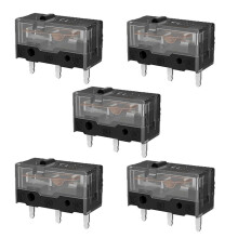 (5Pcs) Gaming Mouse Switch Compatible with PC Peripherals, 5PCS GM8.0 with 24K Gold Grid Contact for Precise Clicks