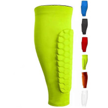 (green, M) Lightweight Shin Guards Compatible with ShinGuardian Elite for Ages 12-18, Football Leg Protection Sleeves, Machine Washable