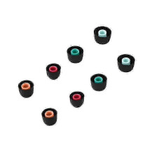 (Black) Embouts d'Oreille Silicone Compatibles avec Sony WF-1000XM5, Confortables et Isolation Phonétique, Fixation Sûre