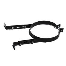 (150mm) Savupiipun kannatin, ruostumatonta terästä, säädettävä, 18 cm halkaisija, korkean lämpötilan kestävä, takan savupiipun tukeen